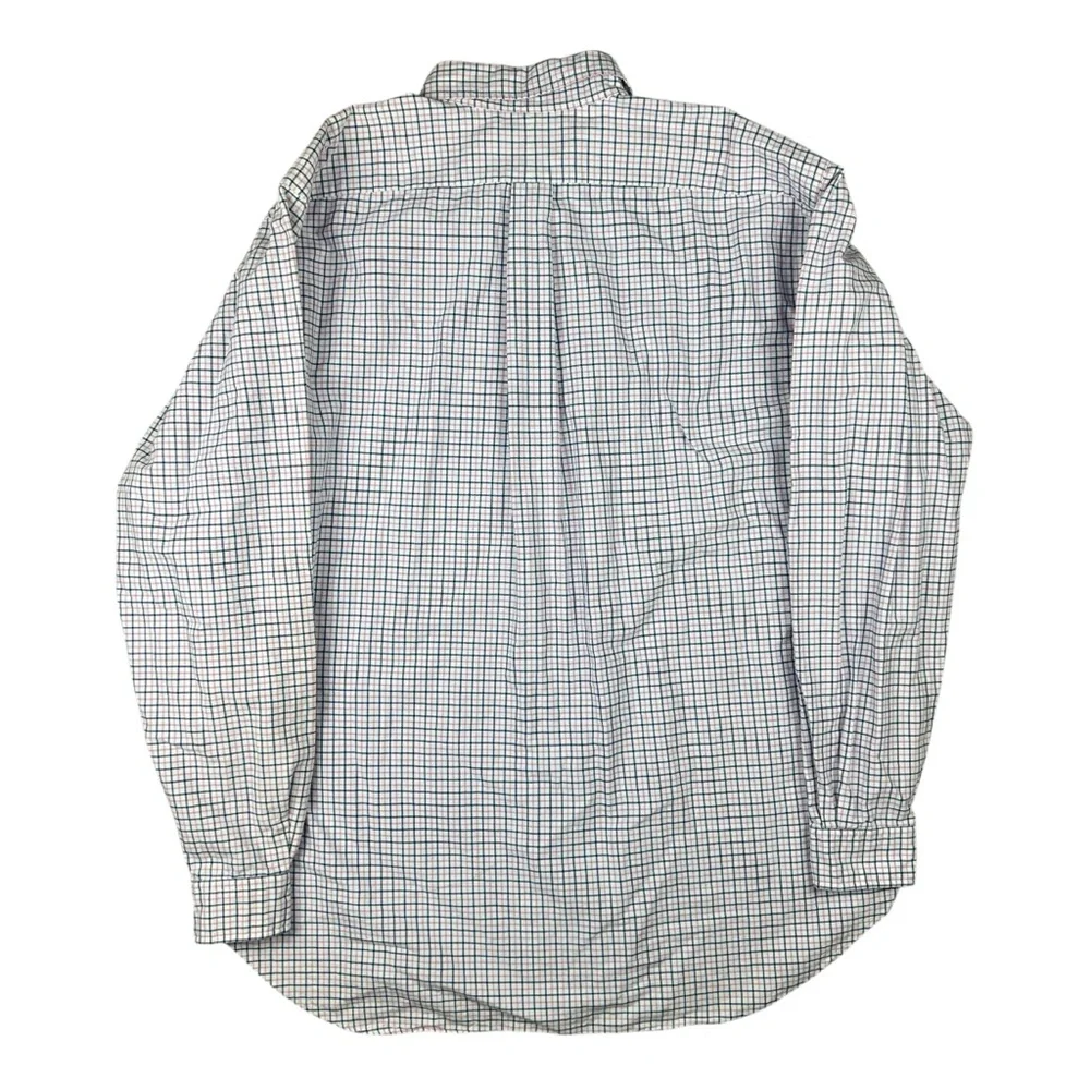 Ralph Lauren Button Down Shirt Mens XLT‎ Colorful Check Flannel Cotton Easter